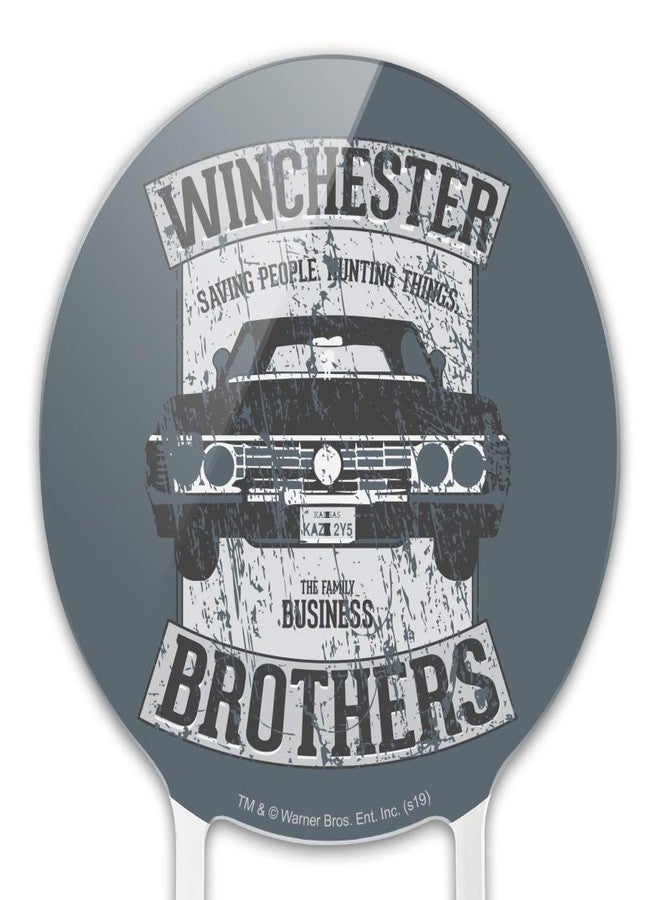 GRAPHICS & MORE Acrylic Supernatural Brother's Impala Cake Topper Party Decoration for Wedding Anniversary Birthday Graduation - Image 3
